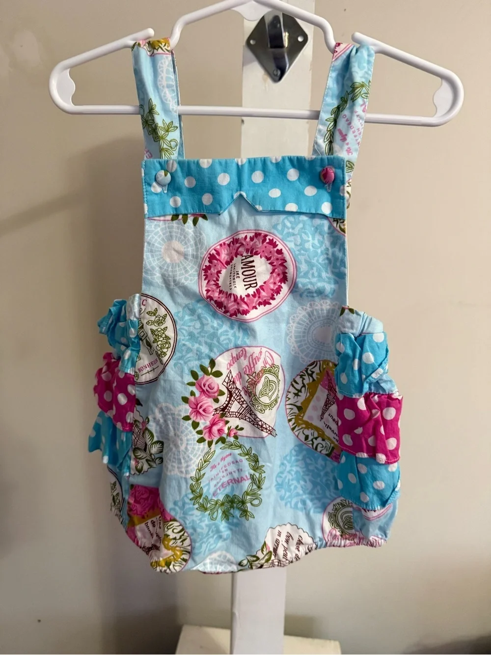 Tutu & Lulu Parisian Ruffle Butt Romper